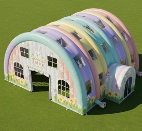 Tent1-6098 Easter Bunny Inflatable Tunne...