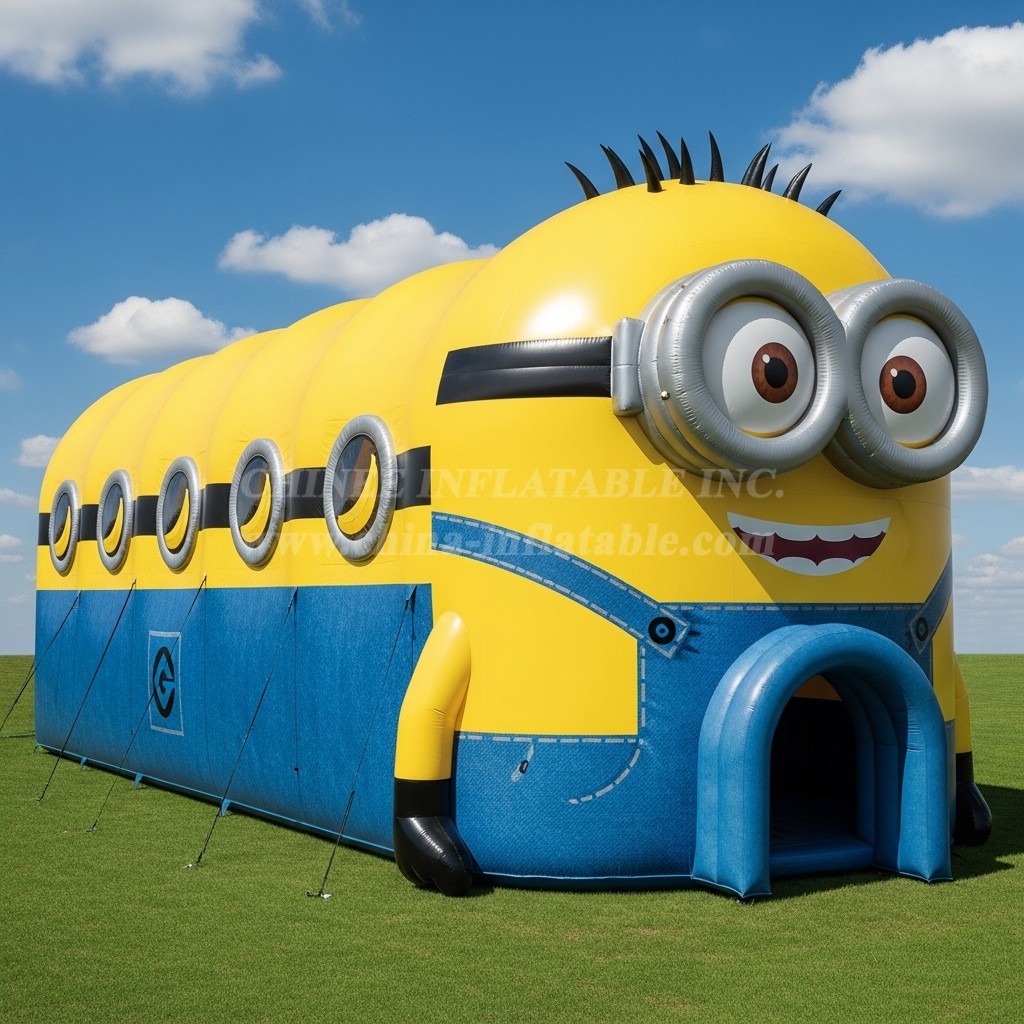 Tent1-6125 Minions Inflatable Tunnels Tent