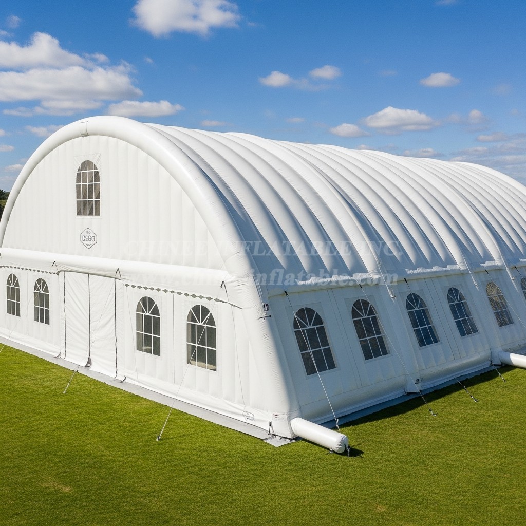 Tent1-6200 Giant White Inflatable Tent