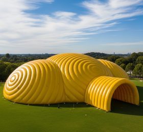 Tent1-6249 Yellow Bubble Dome Inflatable...