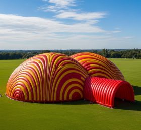 Tent1-6268 Red and Yellow Inflatable Do...