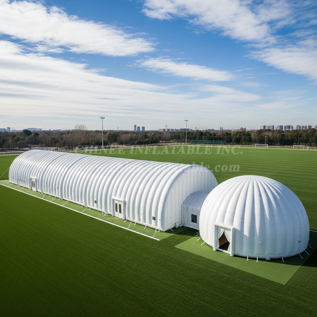 Tent1-6282 White Inflatable Dome Tent